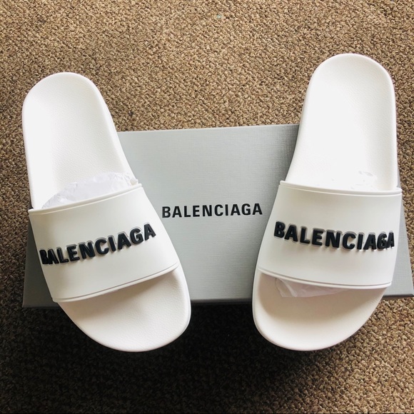 Balenciaga Shoes - 💥 SOLD ON DEPOP💥 Balenciaga Pool Slides NWT!